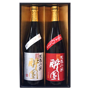 長野県・「ＥＨ酒造」酔園特選純米詰合せ【全国グルメお取り寄せ便】